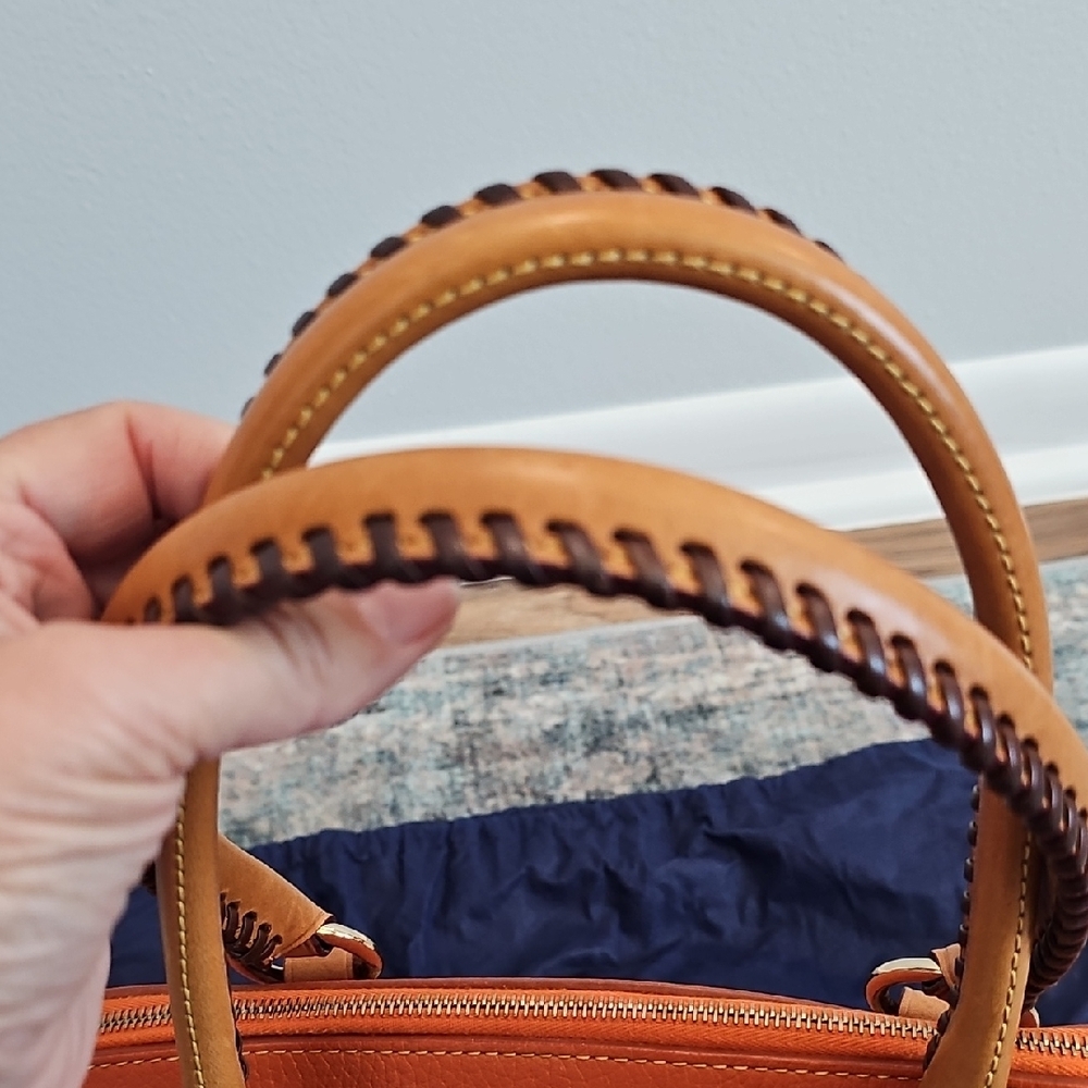 Dooney & Bourke Vibrant Orange Satchel - Picture 2 of 12